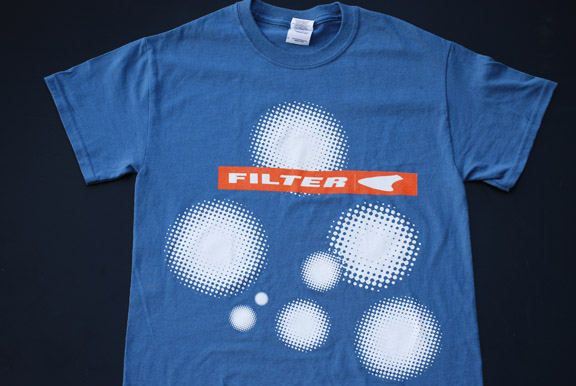 filter band t shirt